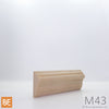 Cimaise en fibre de bois - M43MDF Unie- 5/8 x 1-3/4 - MDF | MDF chair rail - M43MDF Plain - Fiberboard