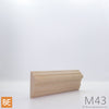 Cimaise en fibre de bois - M43MDF Unie- 5/8 x 1-3/4 - MDF | MDF chair rail - M43MDF Plain - Fiberboard