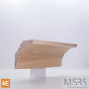 Corniche en bois - M535 Gorge - 1-1/8 x 3-3/8 - Merisier | Wood crown moulding - M535 Cove - 1-1/8 x 3-3/8 - Yellow birch
