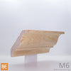 Corniche en bois - M6 Doucine - 3/4 x 4 - Pin blanc jointé | Wood crown moulding - M6 - 3/4 x 4 - Jointed white pine