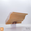 Corniche en bois - M6 Doucine - 3/4 x 4 - Pin blanc noueux | Wood crown moulding - M6 - 3/4 x 4 - Knotty white pine