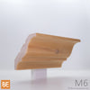 Corniche en bois - M6 Doucine - 3/4 x 4 - Pin blanc noueux | Wood crown moulding - M6 - 3/4 x 4 - Knotty white pine