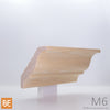 Corniche en bois - M6 Doucine - 3/4 x 4 - Pin rouge sélect | Wood crown moulding - M6 - 3/4 x 4 - Select red pine