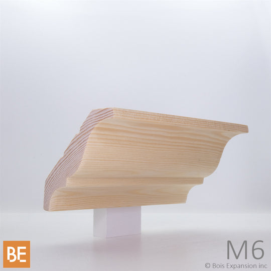 Corniche en bois - M6 Doucine - 3/4" x 4" - Projection 2-3/4" x 2-3/4"