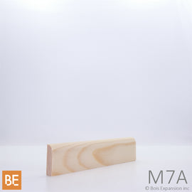 Arrêt de porte en bois - M7A Régulier - 5/16 x 1-1/8 - Pin rouge sélect | Wood door stopper - M7A Regular - 5/16 x 1-1/8 - Select red pine