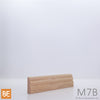 Arrêt de porte en bois - M7B Colonial - 5/16 x 1-1/8 - Chêne rouge | Wood door stopper - M7B Colonial - 5/16 x 1-1/8 - Red oak