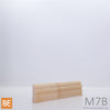 Arrêt de porte en bois - M7B Colonial - 3/8 x 1-1/8 - Pin blanc jointé | Wood door stopper - M7B Colonial - 3/8 x 1-1/8 - Jointed white pine