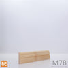 Arrêt de porte en bois - M7B Colonial - 3/8 x 1-1/8 - Pin blanc jointé | Wood door stopper - M7B Colonial - 3/8 x 1-1/8 - Jointed white pine