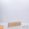 Arrêt de porte en bois - M7B Colonial - 3/8 x 1-1/8 - Pin rouge sélect | Wood door stopper - M7B Colonial - 3/8 x 1-1/8 - Select red pine