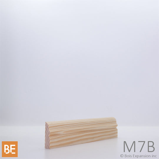Arrêt de porte en bois - M7B Colonial - 5/16" x 1-1/8"