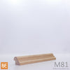 Moulure à panneau en bois - M81 Boudin - 13/16 x 1-1/8 - Chêne rouge | Wood panel moulding - M81 - 13/16 x 1-1/8 - Red oak