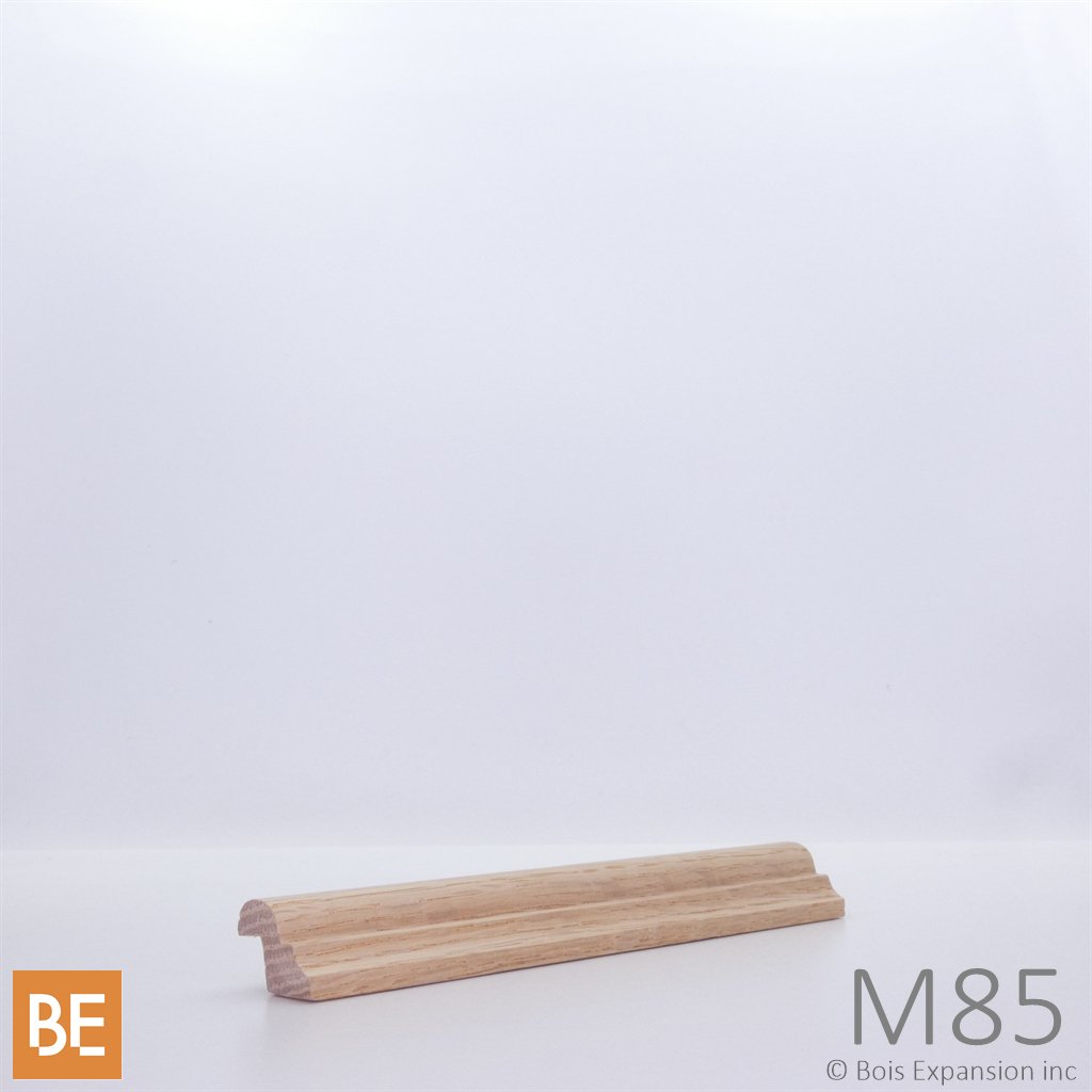 Moulure à panneau en bois - M85 Petite - 3/4 x 5/8 - Chêne rouge | Wood panel moulding - M85 Small - 3/4 x 5/8 - Red oak