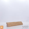 Moulure à panneau en bois - M89 Doucine - 1 x 1 - Chêne rouge | Wood panel moulding - M89 - 1 x 1 - Red oak