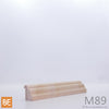Moulure à panneau en bois - M89 Doucine - 1 x 1 - Merisier | Wood panel moulding - M89 - 1 x 1 - Yellow birch