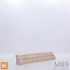 Moulure à panneau en bois - M89 Doucine - 1 x 1 - Merisier | Wood panel moulding - M89 - 1 x 1 - Yellow birch