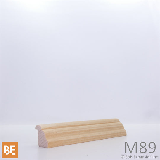 Moulure à panneau en bois - M89 Doucine - 1" x 1"