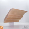 Corniche en bois - M9 Doucine - 3/4 x 5 - Chêne rouge | Wood crown moulding - M9 - 3/4 x 5 - Red oak