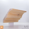 Corniche en bois - M9 Doucine - 3/4 x 5 - Pin blanc noueux | Wood crown moulding - M9 - 3/4 x 5 - Knotty white pine
