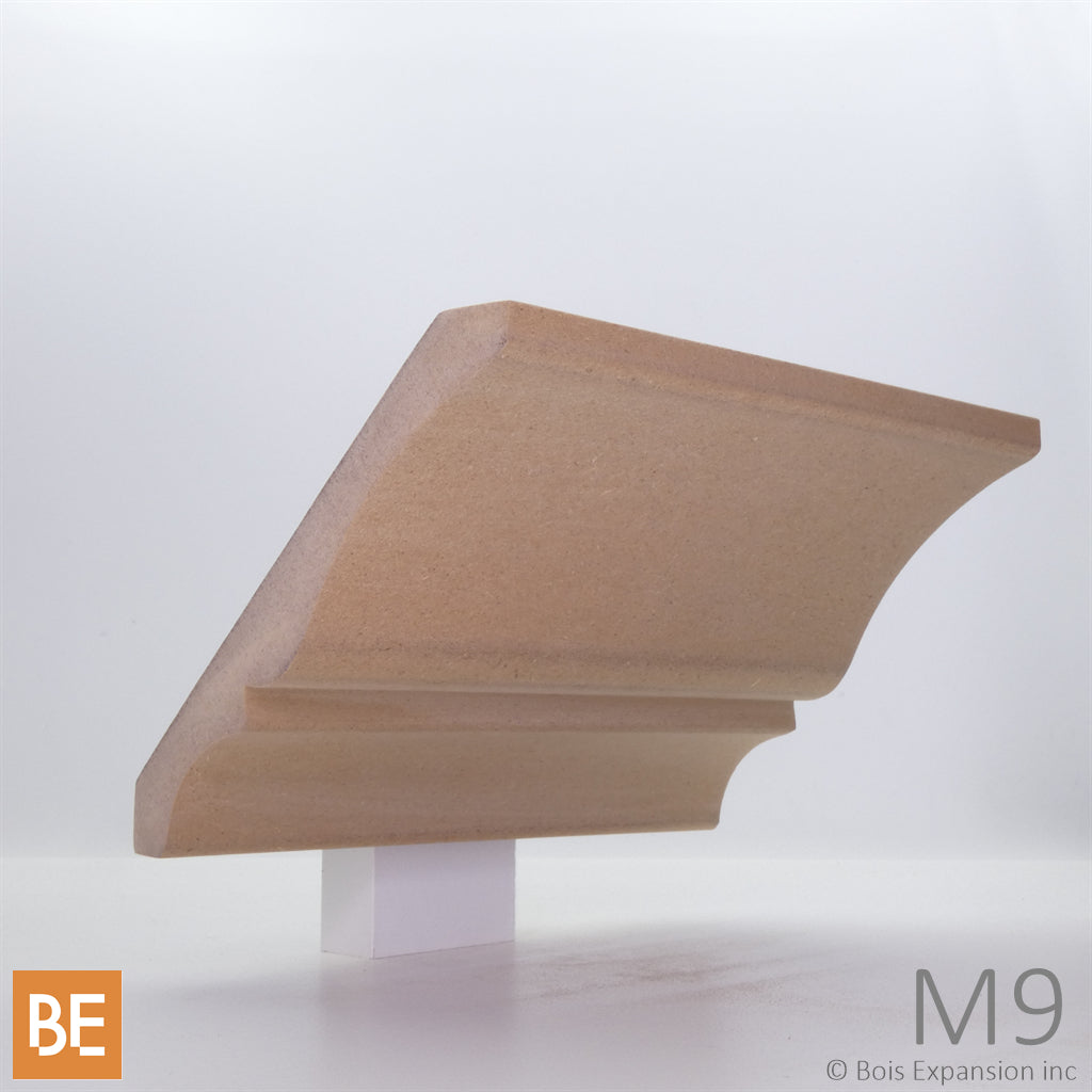 Corniche en fibre de bois - M9MDF Uni - 5/8 x 5 - MDF | MDF crown moulding - M9MDF Plain - 5/8 x 5 - Medium-density fiberboard