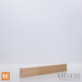 Moulure en bois - MFJ450 Rectangulaire- 7/16 x 11/16 - Pin blanc jointé | Wood moulding - MFJ450 Rectangular - 7/16 x 11/16 - Jointed White Pine