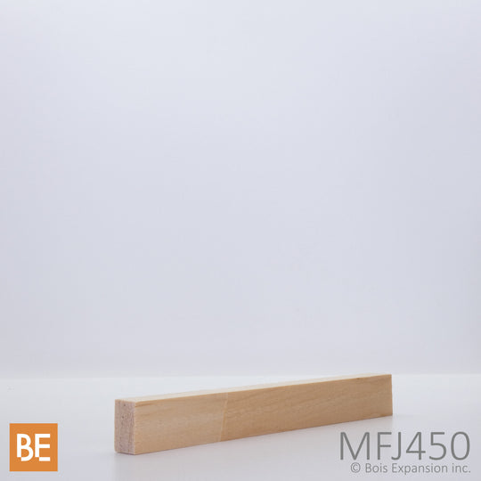 Moulure rectangulaire en bois - MFJ450 - 7/16" x 11/16"