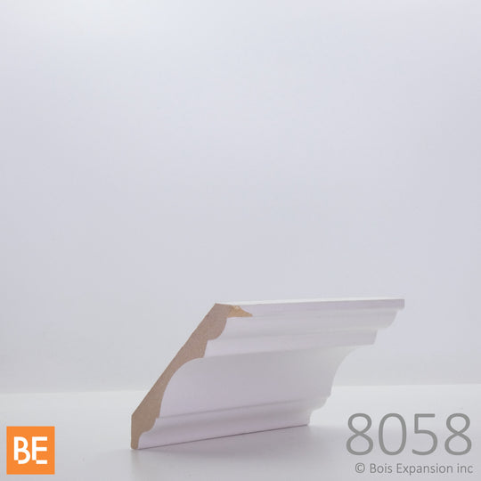 Corniche en fibre de bois avec apprêt - MFP8058 - 1/2" x 3-5/16" - MDF