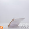 Corniche en fibre de bois avec apprêt - MFP8058 - 1/2 x 3-5/16 - MDF | Primed MDF crown moulding - MFP8058 - 1/2 x 3-5/16 - Fiberboard