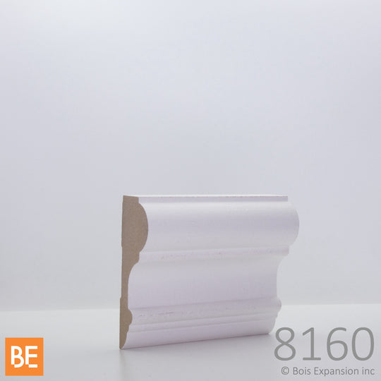 Cimaise en fibre de bois avec apprêt - MFP8160 - 1-1/8" x 3-3/16" - MDF