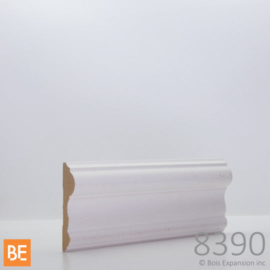 Cimaise en fibre de bois avec apprêt - MFP8390 - 5/8" x 2-1/2" - MDF