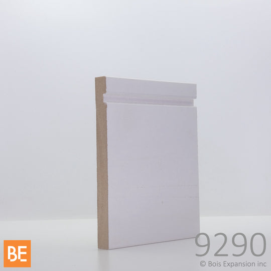 Plinthe en fibre de bois avec apprêt - MFP9290 Encoche - 1/2" x 5" - MDF