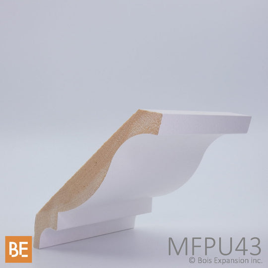 Corniche en bois avec apprêt - MFPU43 - 1" x 6-15/16"