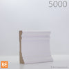 Tête de porte en fibre de bois avec apprêt - MFPU5000 Fronton - 1-1/8 x 3-3/4 - MDF | Primed MDF door head - MFPU5000 Architrave - 1-1/8 x 3-3/4 - Fiberboard