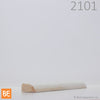 Quart-de-rond en bois - MP21011 - 3/8 x 11/16 - Pin blanc jointé avec apprêt | Wood quarter round - MP21011 - 3/8 x 11/16 - Primed jointed white pine
