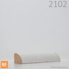 Quart-de-rond en bois - MP21021 - 11/16 x 11/16 - Pin blanc jointé avec apprêt | Wood quarter round - MP21021 - 11/16 x 11/16 - Primed jointed white pine