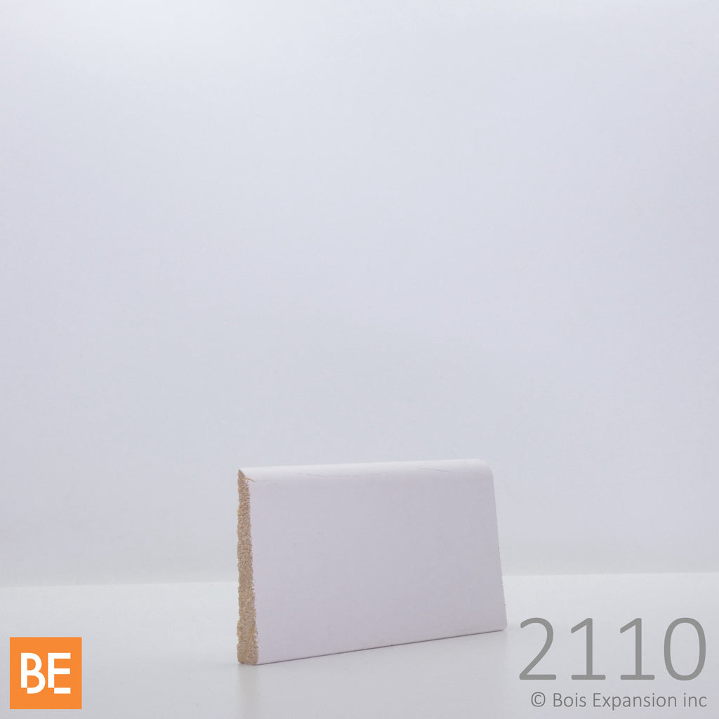 Cadrage en bois avec apprêt - MP2110 Régulier - 3/8 x 2-1/8 - Pin blanc jointé avec apprêt | Wood casing - MP2110 Regular - 3/8 x 2-1/8 - Primed jointed white pine