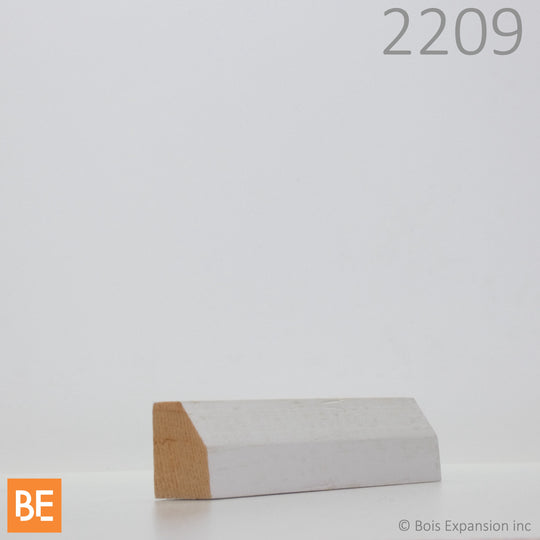 Quart-de-rond en bois avec apprêt - MP2209 Zen - 7/16" x 11/16"