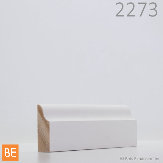 Arrêt de porte en bois avec apprêt - MP2273 Colonial - 7/16" x 1-3/16"