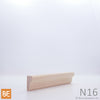 Nez de comptoir en bois - N16 - 5/8 x 1-1/16 - Érable | Wood countertop nosing - N16 - 5/8 x 1-1/16 - Maple