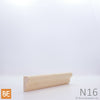 Nez de comptoir en bois - N16 - 5/8 x 1-1/16 - Pin rouge sélect | Wood countertop nosing - N16 - 5/8 x 1-1/16 - Select red pine