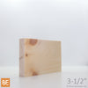Planche en bois - B4F 3/4" x 3-1/2" - Pin blanc jointé | Wood plank - S4S 3/4" x 3-1/2" - Knotty white pine