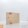 Planche en bois - B4F 3/4" x 3-1/2" - Pin blanc jointé | Wood plank - S4S 3/4" x 3-1/2" - Knotty white pine