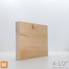 Planche en bois - B4F 3/4" x 4-1/2" - Pin blanc noueux | Wood plank - S4S 3/4" x 4-1/2" - Knotty white pine