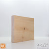 Planche en bois - B4F 3/4" x 4-1/2" - Pin blanc noueux | Wood plank - S4S 3/4" x 4-1/2" - Knotty white pine