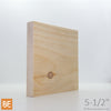 Planche en bois - B4F 3/4" x 5-1/2" - Pin blanc noueux | Wood plank - S4S 3/4" x 5-1/2" - Knotty white pine