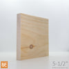 Planche en bois - B4F 3/4" x 5-1/2" - Pin blanc noueux | Wood plank - S4S 3/4" x 5-1/2" - Knotty white pine