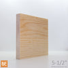 Planche en bois - B4F 3/4" x 5-1/2" - Pin rouge sélect | Wood plank - S4S 3/4" x 5-1/2" - Select red pine