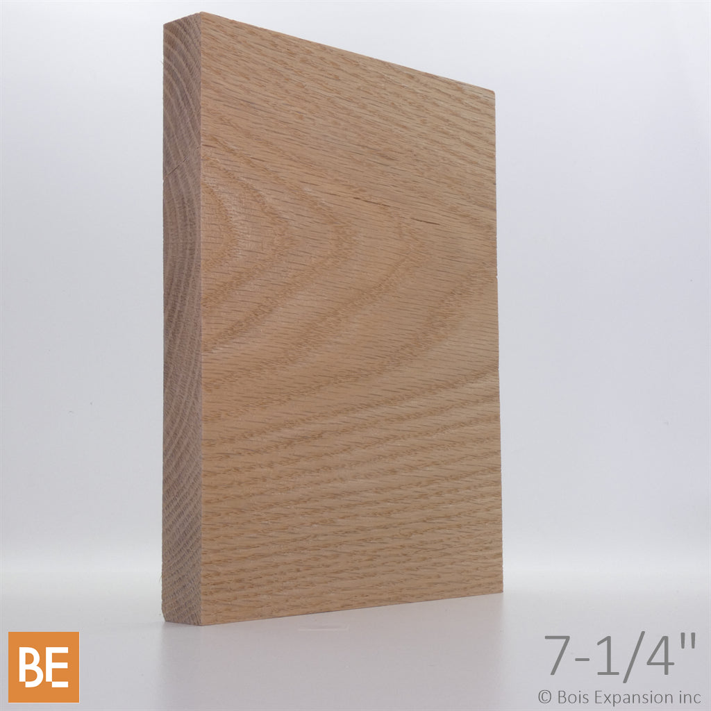 Planche en bois - B4F 3/4" x 7-1/4" - Chêne rouge | Wood plank - S4S 3/4" x 7-1/4" - Red oak