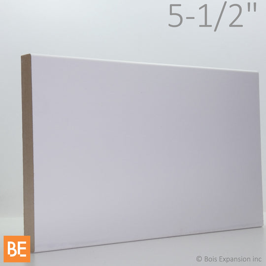Planche en fibre de bois avec apprêt - B4F 5/8" x 5-1/2" - MDF