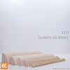 Quarts-de-rond en bois - Q13 (5 modèles) | Wood quarter rounds - Q13 (5 models)