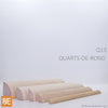 Quarts-de-rond en bois - Q13 (5 modèles) | Wood quarter rounds - Q13 (5 models)